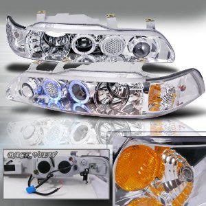 Acura 1990-1993 Acura Integra Halo Projector Head Lamps/ Headlights