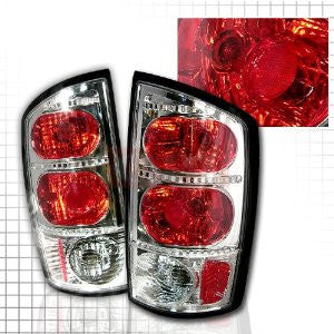 Dodge 2002-2005 Dodge Ram Pick Up Tail Lights /Lamps - Chrome