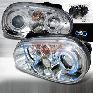 VOLKSWAGEN 1999-2003 VW GOLF PROJECTOR HEAD LAMPS/ HEADLIGHTS CC 1 SET RH&LH PERFORMANCE 1999,2000,2001,2002,2003