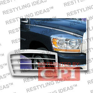 Dodge 2007-2008 Ram Chrome Head Light Bezel Performance 1 Set Rh & Lh 2007,2008