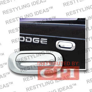 Dodge 1997-2008 Dakota Chrome Tailgate Handle Cover Performance 1997,1998,1999,2000,2001,2002,2003,2004,2005,2006,2007,2008