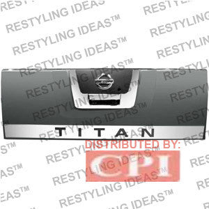 Nissan 2004-2007 Nissan Titan Titan 63.25Inch Chrome Plated Stainless Steel Tailgate Accent/ Decal /Lettering Performance