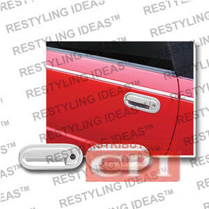 Ford 2002-2005 Thunderbird Chrome Door Handle Cover 2D No Passenger Side Keyhole Performance