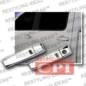 Nissan 2004-2009 Titan Chrome Door Handle Cover 2D No Passenger Side Keyhole Performance