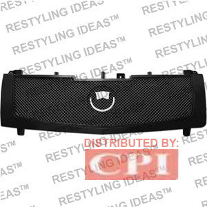 Cadillac 2002-2006 Cadillac Escalade Black Frame with  Mesh (silver Metal) Abs Grille Performance