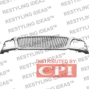 Ford 1999-2003 Ford F150 Chrome Vertical Bar Abs Grille Performance