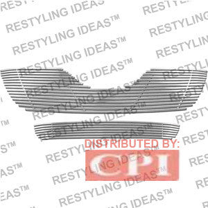 Toyota 2007-2009 Toyota Camry Top 1Pc + Bumper 1Pc [Ch72172T/B] Chrome Plated Stainless Steel Billet Grille Insert Performance