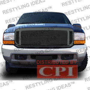 Ford 1999-2004 Ford Superduty F250/350 Titanium Horizontal Bar Abs Grille Performance