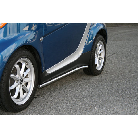 Smart 451 08-09 Smart Car 451 Siderail Stainless Steel 1.5Inch Od Nerf Bars & Tube Side Step Bars Stainless Products   1 Set Rh & Lh 2008,2009