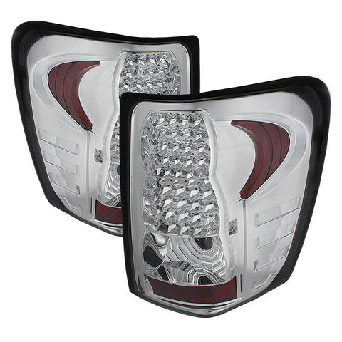 Jeep Grand Cherokee 99-04 LED Tail Lights - Chrome