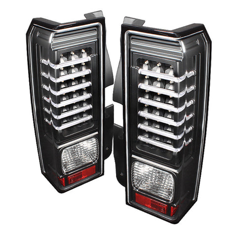 Hummer H3 06-09 ( Non H3T ) LED Tail Lights - Black