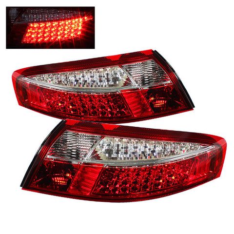 Porsche 911 996 ( Non 4S  Turbo  GT3 ) 99-04 LED Tail Lights - Red Clear