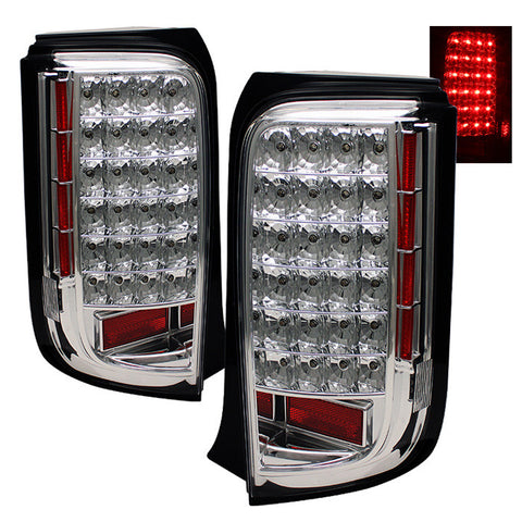 Scion XB 08-10 LED Tail Lights - Chrome