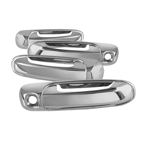 Dodge Durango 04-09 4Dr Door Handle w/PSKH - Chrome Door Handles-x