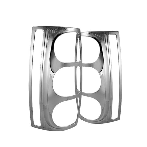GMC Yukon 07-09 ABS Tail Lights Bezel - Chrome