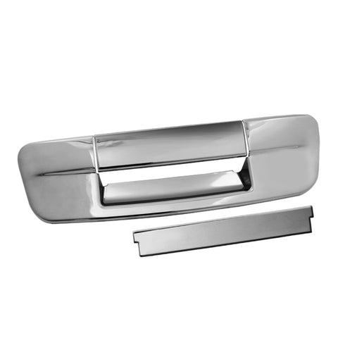 Dodge Ram 1500 09-12 / Ram 2500 3500 10-12 3pcs No Key Hole Tail Gate Handle Cover - Chrome