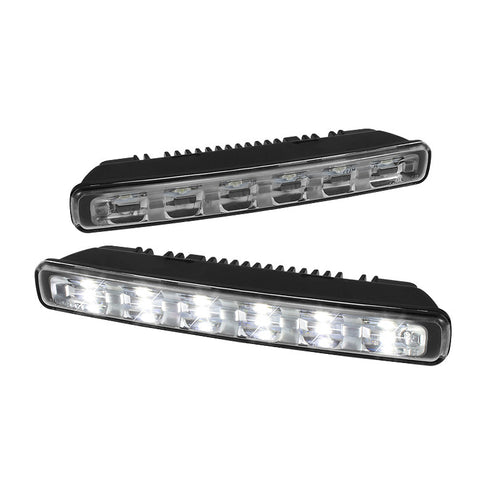 1W LED DRL Day Time Running Lights 6pcs - Chrome