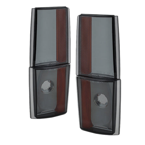 GMC Yukon 92-93  (dont fit model w/sealed beam headlights) 4pcs Corner Lights -Smoke Corner lamps-r