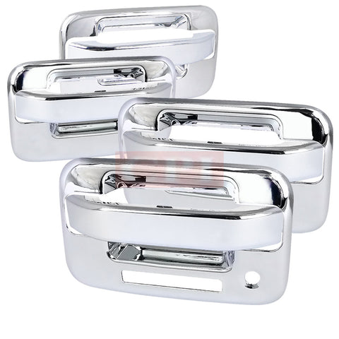 Ford 04-12 Ford F150 4 Door Chrome Door Handle C1 Key Hold On Driver Side Only - Code Lock On Driver Side