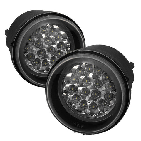 Compass 07-10 LED Fog Lights - Clear Fog Lamps-g