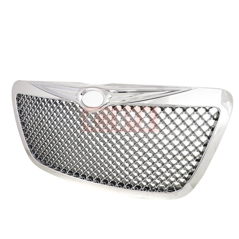 Chrysler 11-Up Chrysler 300 300C Mesh Grill Chrome With Wing Logo