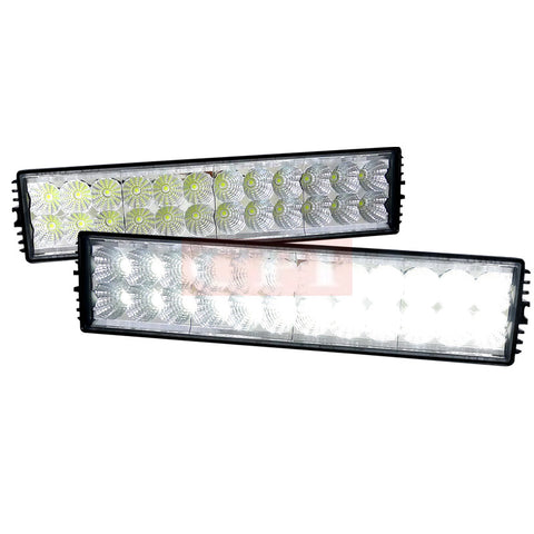   ALL     2 SETS UNIVERSAL LED LIGHT BAR- 368x66x118MM WITH WIRING KIT     