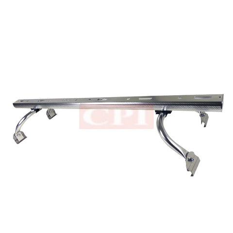 All Universal All All 44" To 60 " Adjustable Light Roof Rack+ 6.5 Inches Round Work Lamp Black Mesh X 2