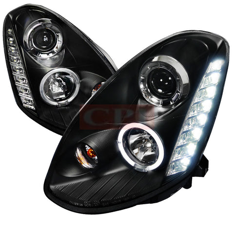 Infiniti 05-06 Infiniti G35 Projector Headlight Black Housing Sedan Model