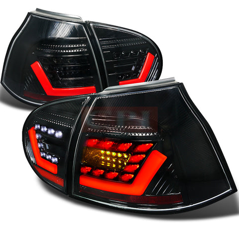 Volkswagen 05-09 Volkswagen Golf Gti V Led Tail Lights Black
