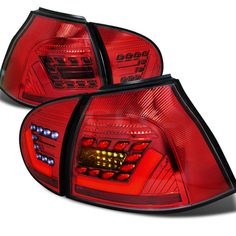 Volkswagen 05-09 Volkswagen Golf Gti V Led Tail Lights Red