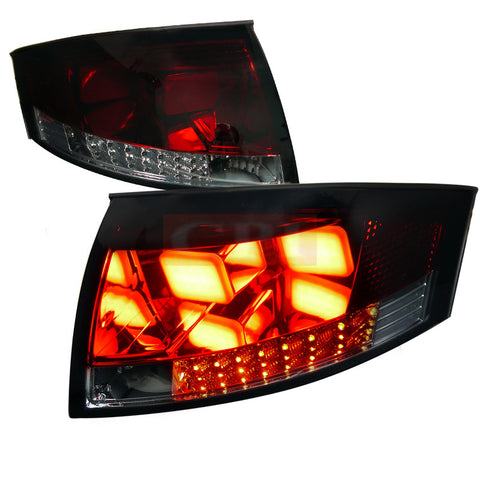 Audi  99-06 Audi  Tt  Led Tail Lights V2 Smoked Lens