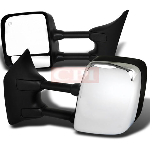 Nissan 04-07 Nissan Titan Heated Towing Mirrors- Power Chrome Cover