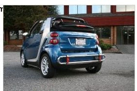 Smart 451 08-09 Smart Car 451 Back Bumper Guard - Stainless Stainless Products Stainless Products   2008,2009