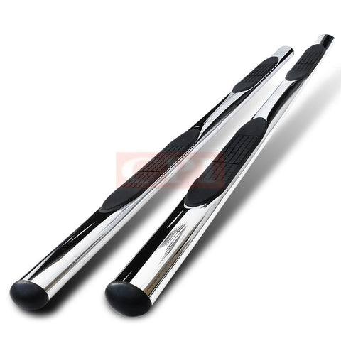 DODGE  02-08 DODGE  RAM  4 INCH OVAL STAINLESS FINISH SIDE STEP BARS    PERFORMANCE   2002,2003,2004,2005,2006,2007,2008