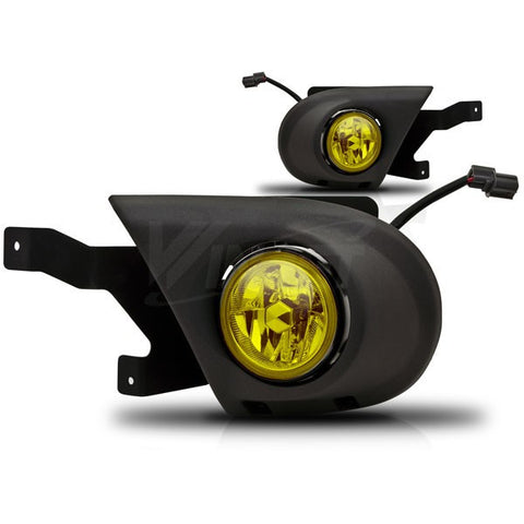 05-06 honda pilot oem style fog light - yellow (wiring kit included) performance 1 set rh & lh 2005,2006-c