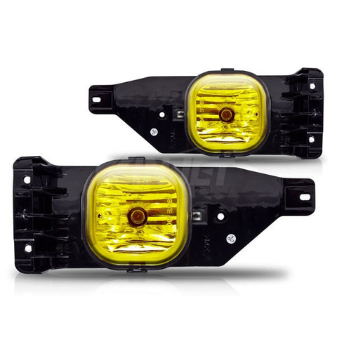 05-07 ford f250 oem style fog light - yellow performance 1 set rh & lh 2005,2006,2007-l