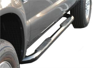 Acura Mdx 02-06 Acura Mdx Sidebar 3Inch Black Nerf Bars & Tube Side Step Bars Stainless Products Performance 1 Set Rh & Lh 2002,2003,2004,2005,2006