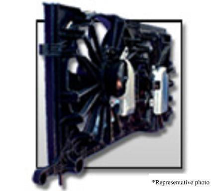 Chevy 08-08 Chevy Equinox 3.6L (1St Design) Radiator & Condenser Ondenser Cooling Fan Assembly (1) Pc Replacement 2008