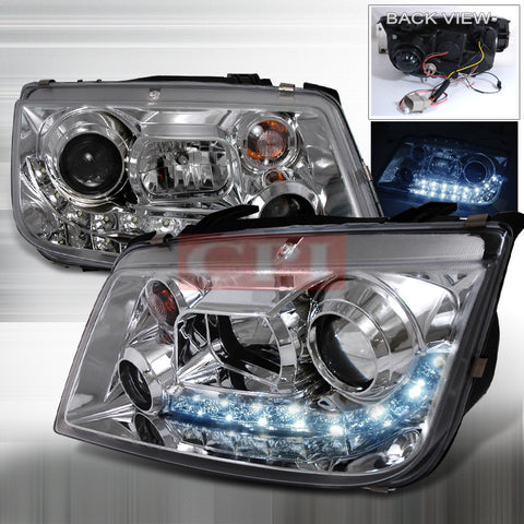 Volkswagen 1999-2004 Vw Jetta 4 Projector Head Lamps/ Headlights-a