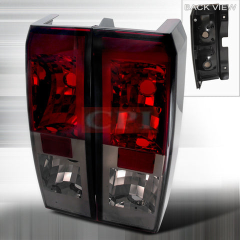 HUMMER 2006-2007 HUMMER H3 TAIL LIGHTS /LAMPS - RED/SMOKE 1 SET RH&LH PERFORMANCE 2006,2007