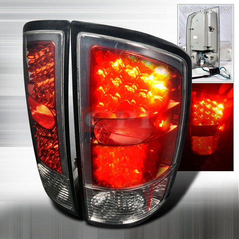 DODGE 02-03 DODGE RAM - RED SMOKE G2 STYLE LED TAIL LIGHTS/ LAMPS - USA Performance 1 SET RH & LH 2002,2003