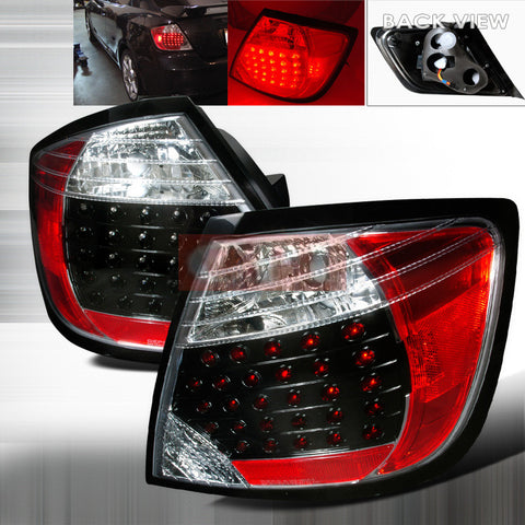 Scion 2004-2006 Scion Tc Led Tail Lights /Lamps - Black 1 Set Rh&Lh Performance 2004,2005,2006-m