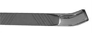 Ford 99-10 F250/350 Superduty Crew Cab Chrome 6 Inch -Oval- Flat Side Step Bars /Running Board With Abs Blow-Mold Step Pad PERFORMANCE