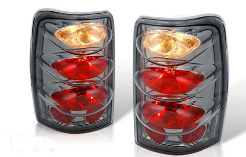 00-06 CHEVY SUBURBAN / TAHOE ALTEZZA TAIL LIGHT - CHROME / SMOKE (RG003-CHROME-S) performance