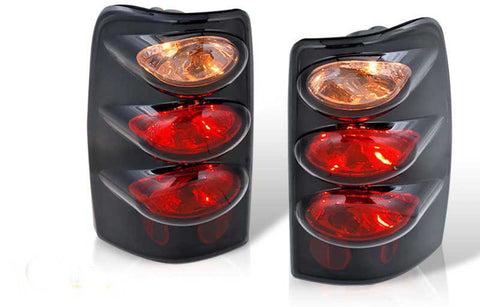 00-06 CHEVY SUBURBAN / TAHOE ALTEZZA TAIL LIGHT - BLACK / CLEAR(RG003-BLACK) performance