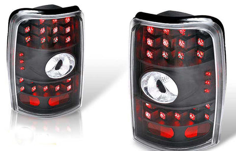 00-06 CHEVY TAHOE / SUBURBAN / YUKON LED TAIL LIGHT - BLACK/CLEAR performance