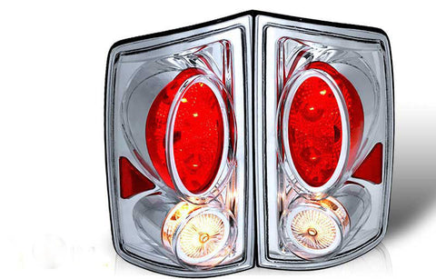 02-06 DODGE RAM PICK UP ALTEZZA TAIL LIGHT - CHROME / CLEAR (R019-C) performance