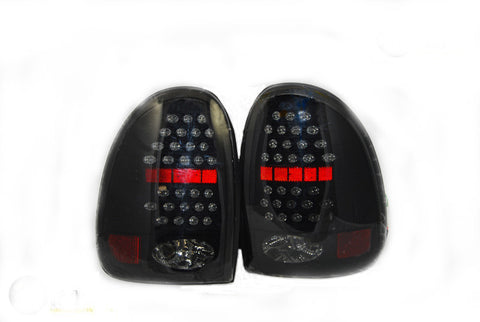 96-00 DODGE CARAVAN / 98-03 DURANGO LED TAIL LIGHT - BLACK/SMOKE performance