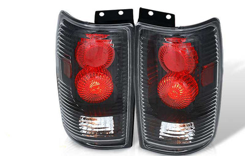 97-02 FORD EXPEDITION ALTEZZA TAIL LIGHT - BLACK / CLEAR (R005-BLACK) performance