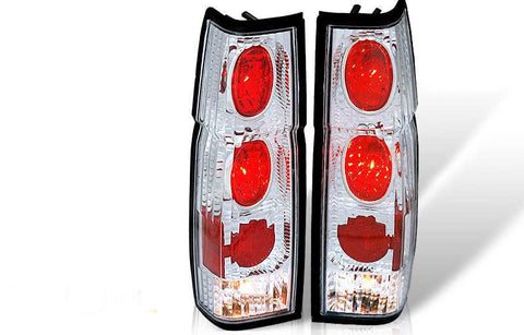 86-97 NISSAN HARDBODY ALTEZZA TAIL LIGHT - CHROME / CLEAR (R007-C) performance